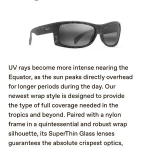 Maui Jim grey tortoise sunglasses new in package